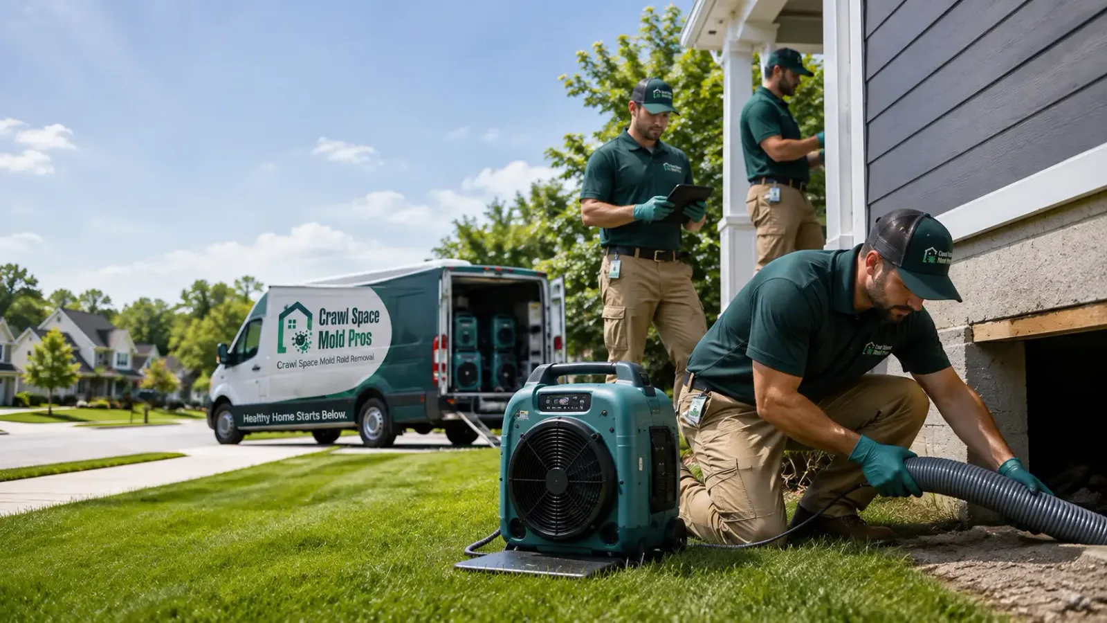 Crawl Space Mold Removal in Mayville, WI